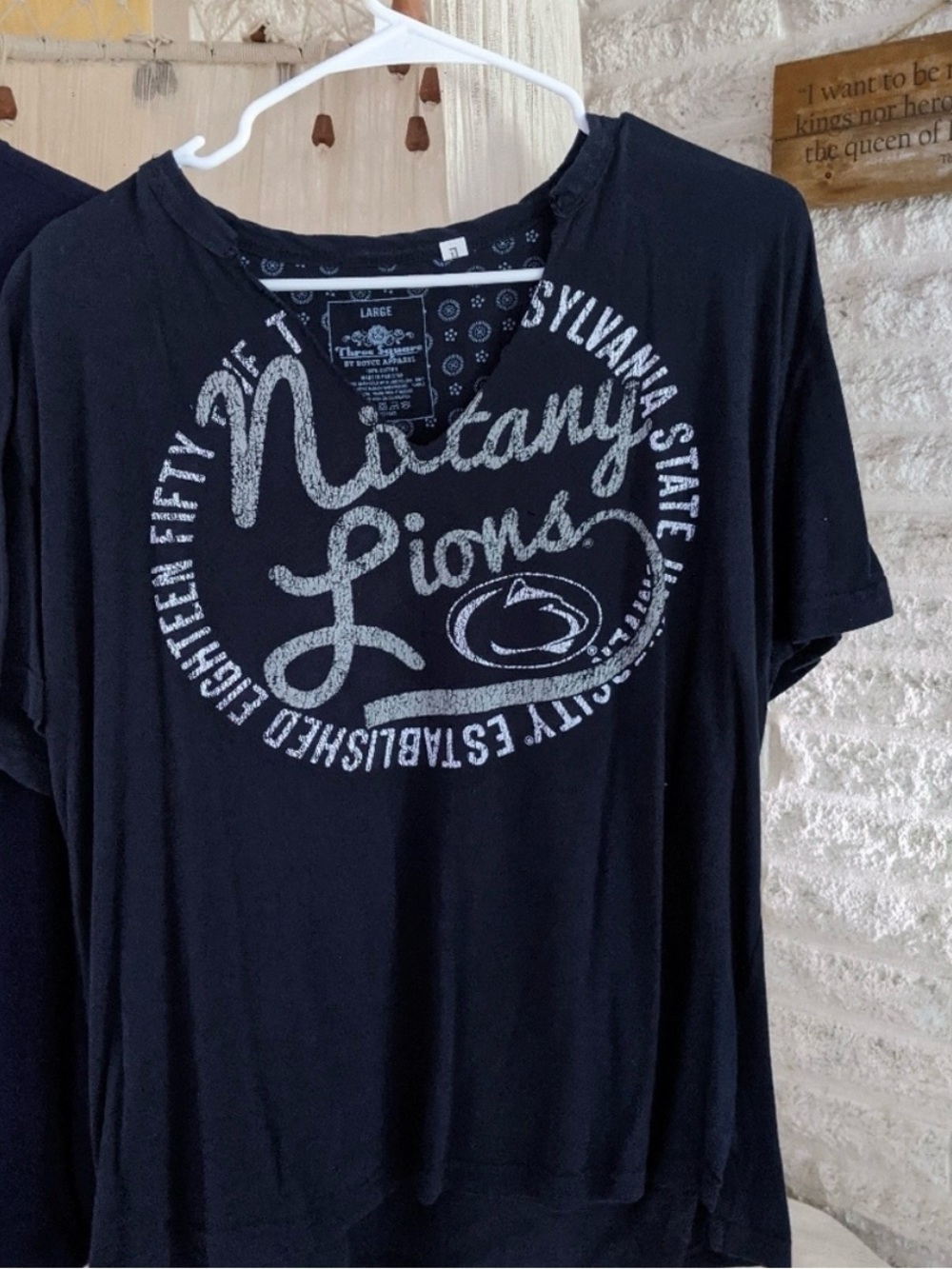 Penn State Nittany Lions Black Graphic Tee